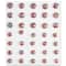 12 Packs: 35 ct. (420 total) Multi Dots Bling Stickers by Recollections™